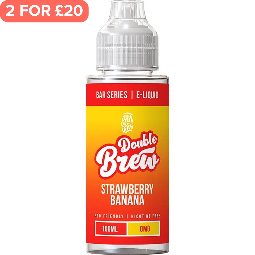 Strawberry Banana Double Brew E-Liquid 100ml