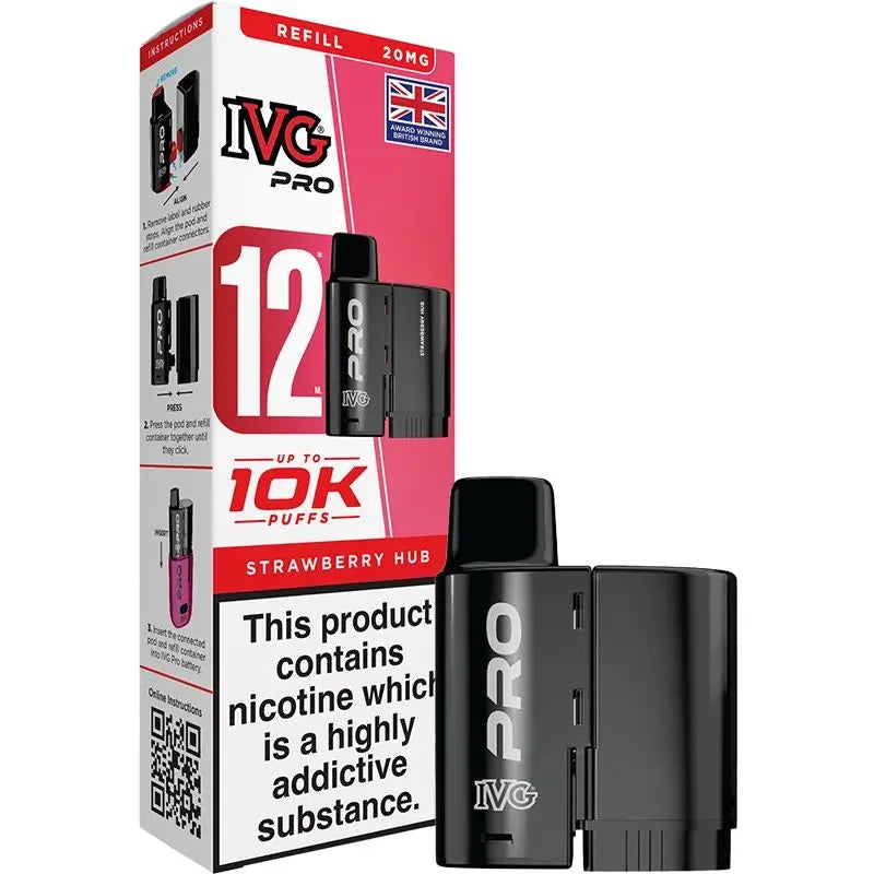 Strawberry Hub IVG Pro Pod & Refill 12ml