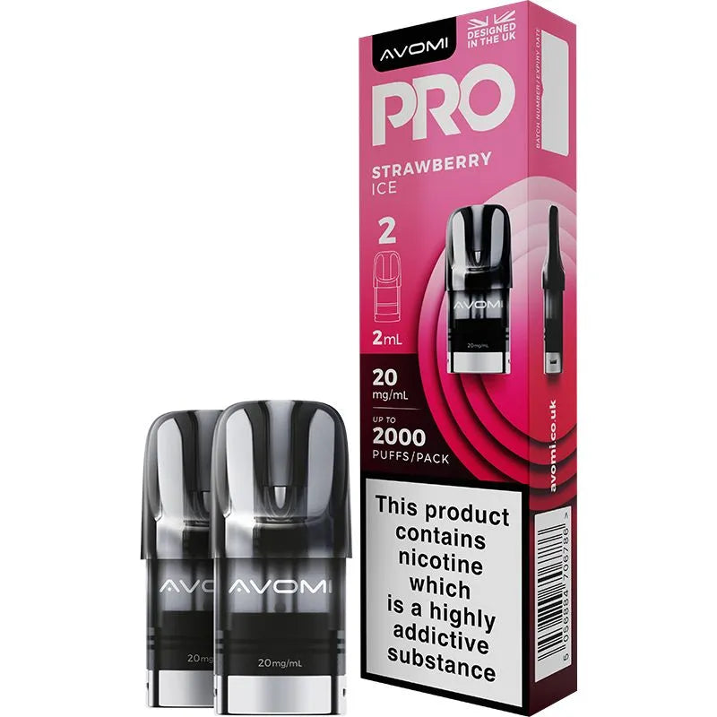 Strawberry Ice Avomi PRO Pods 2 Pack