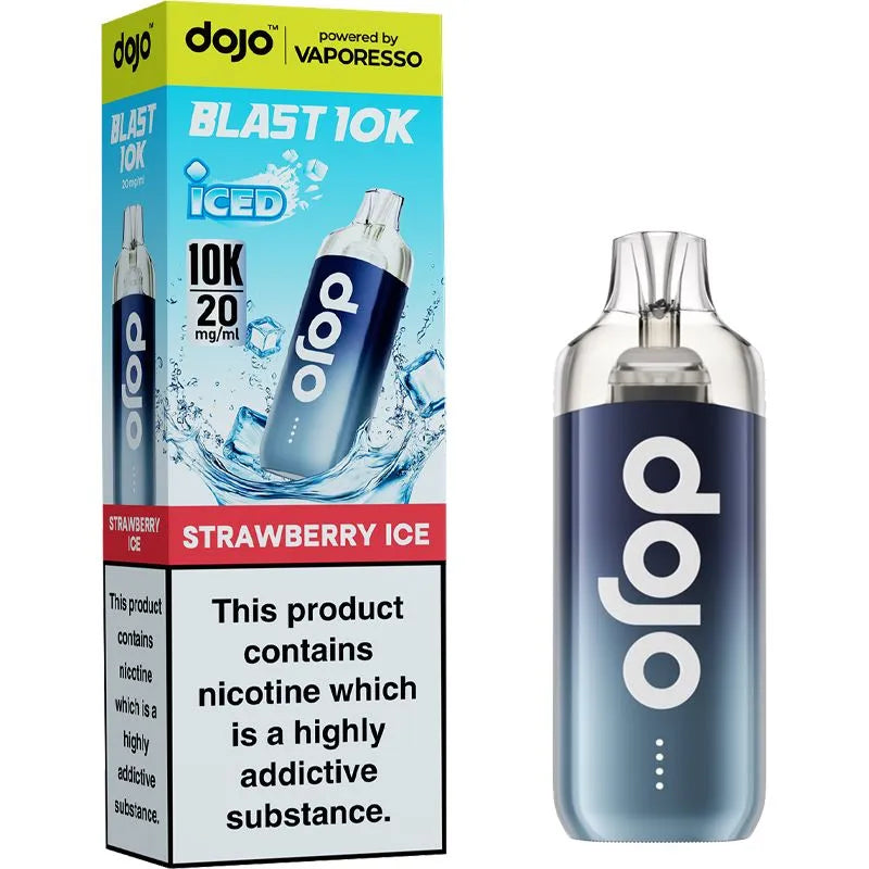 Strawberry Ice DOJO Blast 10K Pod Vape Kit 10ml