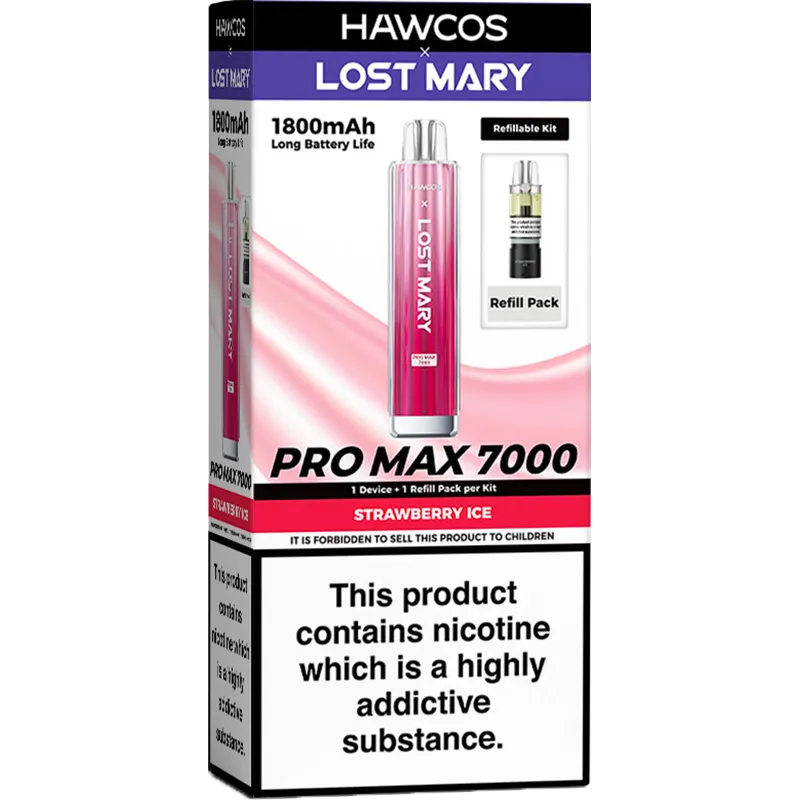 Hawcos x Lost Mary Pro Max 7000 Pod Vape Kit 10ml