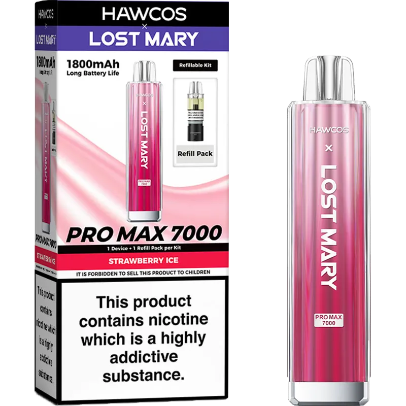 Hawcos x Lost Mary Pro Max 7000 Pod Vape Kit 10ml