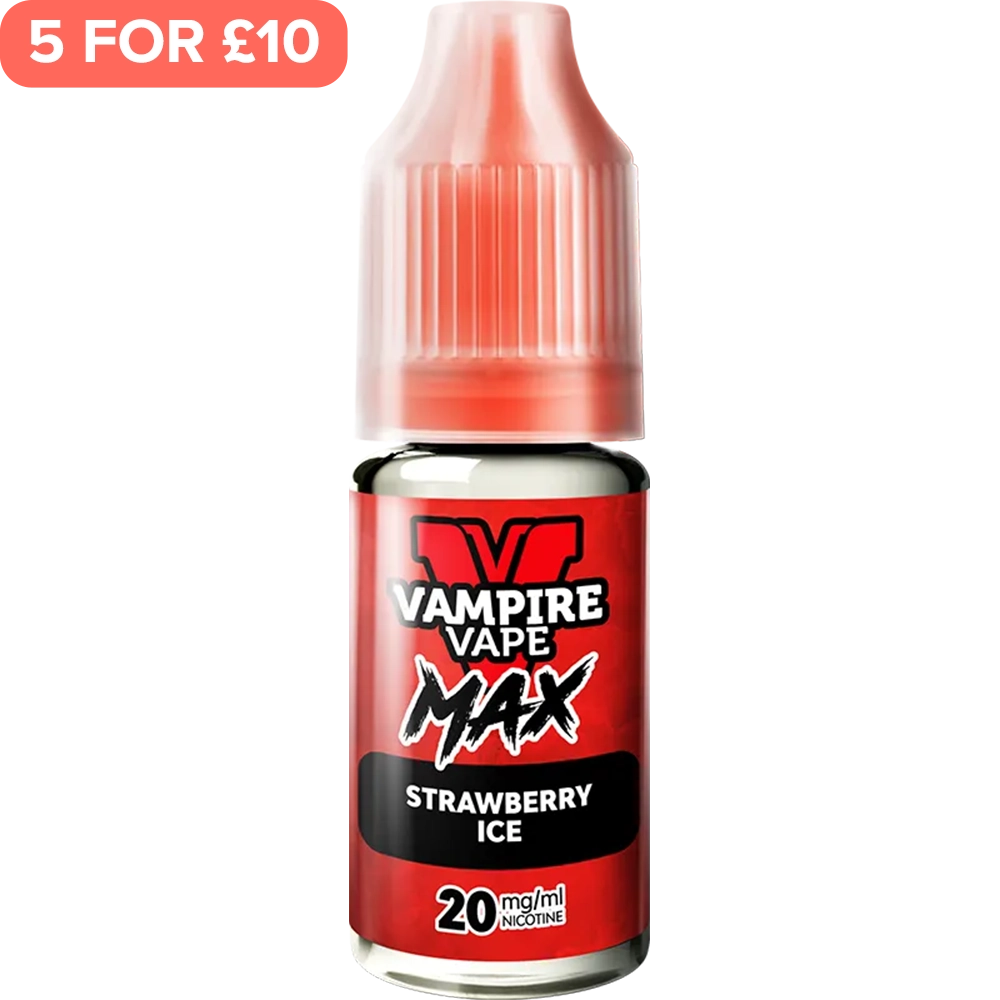 Strawberry Ice Vampire Vape Max E-Liquid 10ml