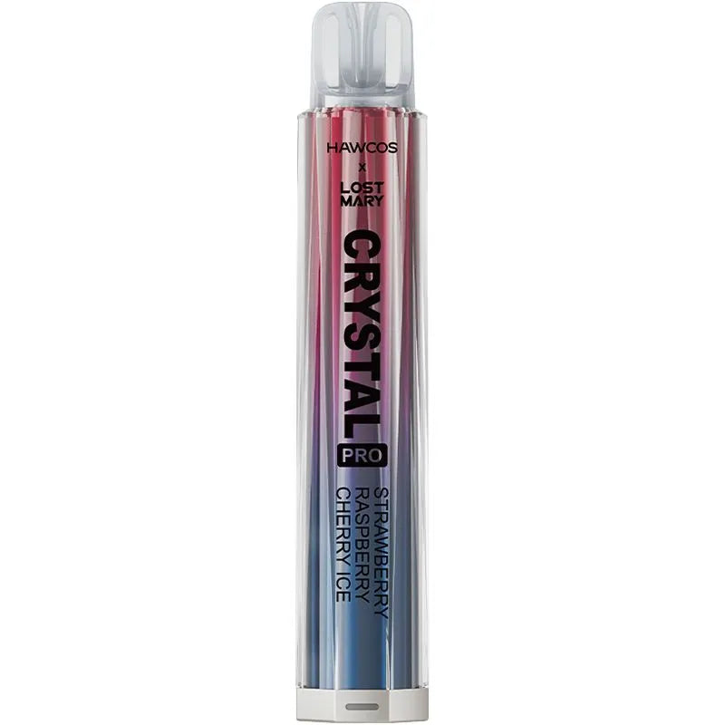Strawberry Raspberry Cherry Ice Hawcos x Lost Mary Crystal Pro Pod Vape Kit 2ml