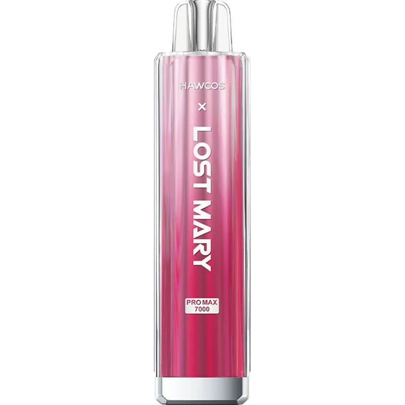 Strawberry Raspberry Cherry Ice Hawcos x Lost Mary Pro Max 7000 Pod Vape Kit 10ml