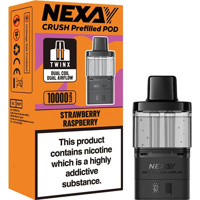 Strawberry Raspberry Nexay Crush Pod & Refill 10ml
