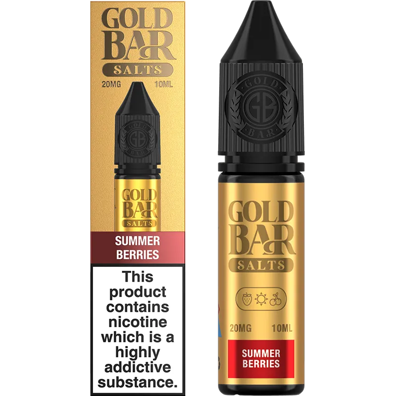 Summer Berries Gold Bar Salts E-Liquid 10ml