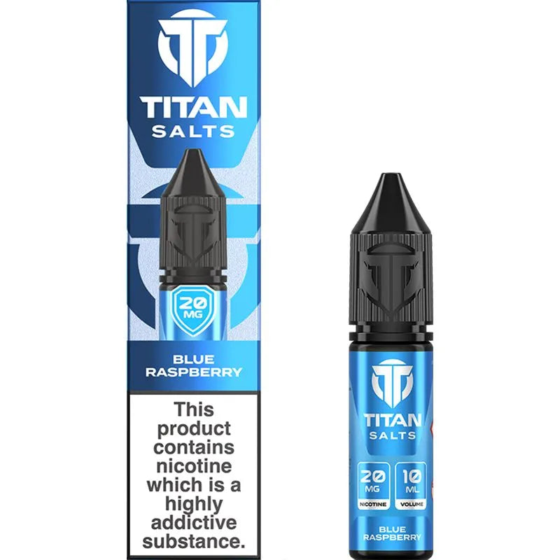 Titan Salts Blue Raspberry E-Liquid 10ml