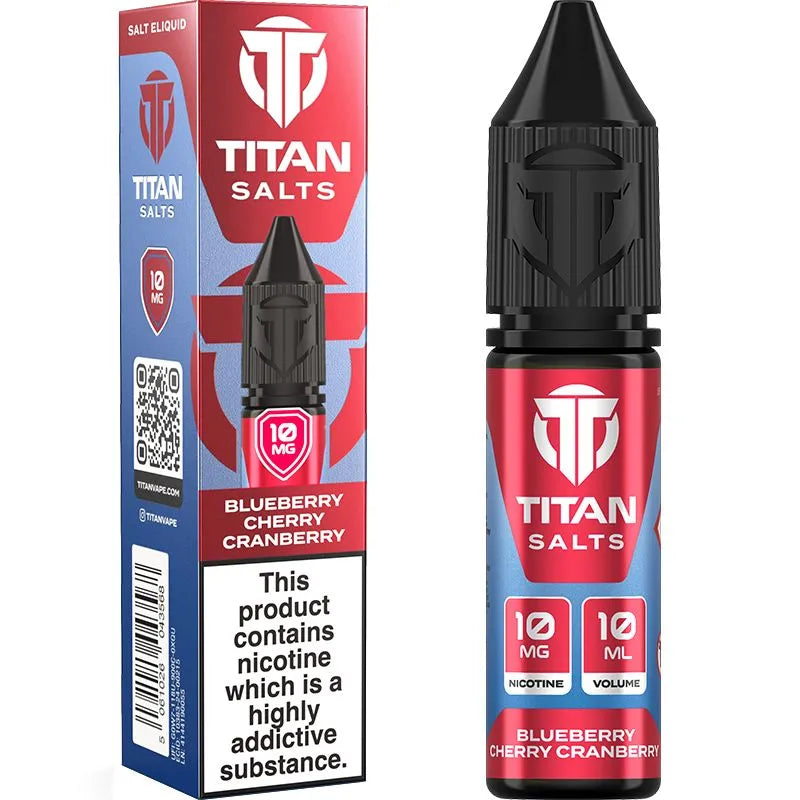 Titan Salts Blueberry Cherry Cranberry E-Liquid 10ml