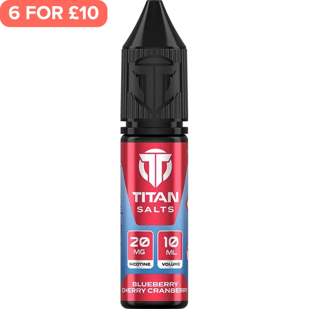 Blueberry Cherry Cranberry Titan Salts E-Liquid 10ml