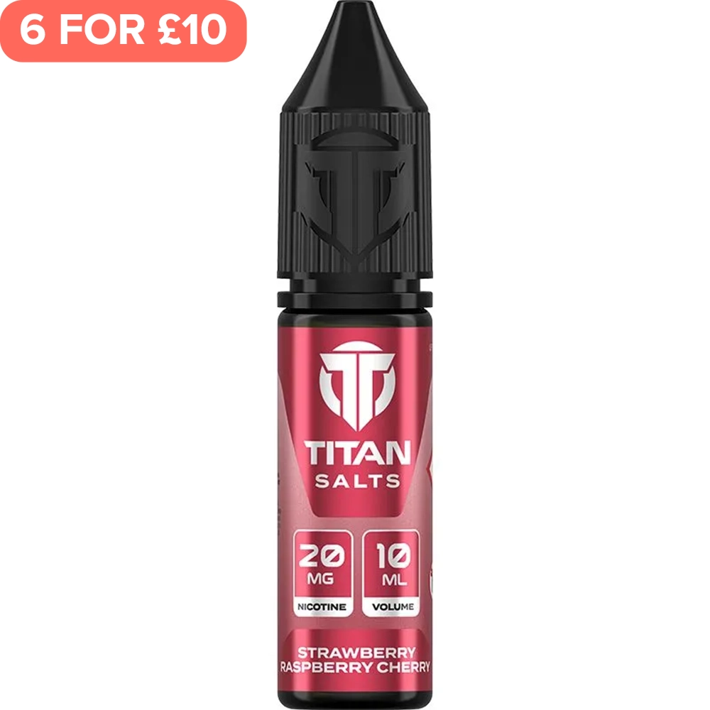 Strawberry Raspberry Cherry Titan Salts E-Liquid 10ml
