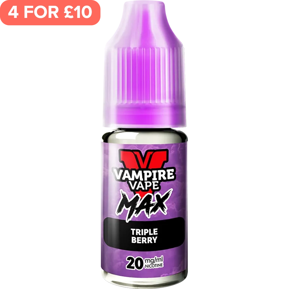Triple Berry Vampire Vape Max E-Liquid 10ml