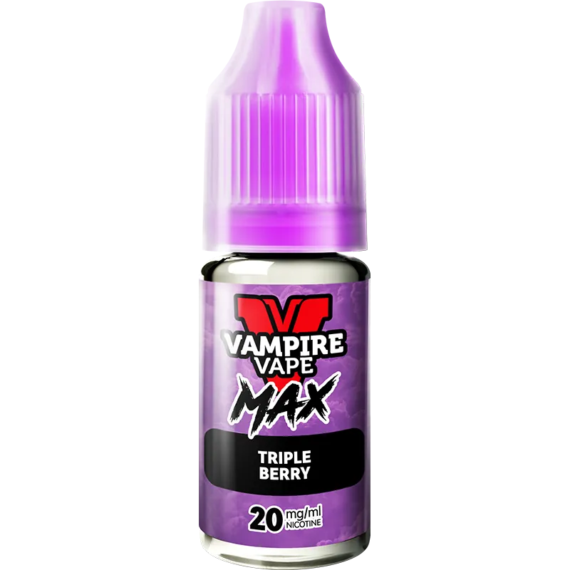 Triple Berry Vampire Vape Max E-Liquid 10ml