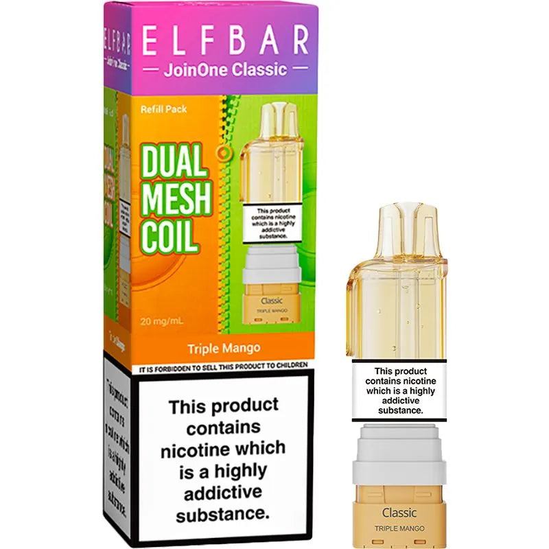 Triple Mango Elf Bar JoinOne Classic Pod & Refill 12ml