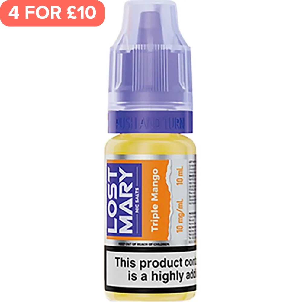 Triple Mango Lost Mary Nic Salts E-Liquid 10ml