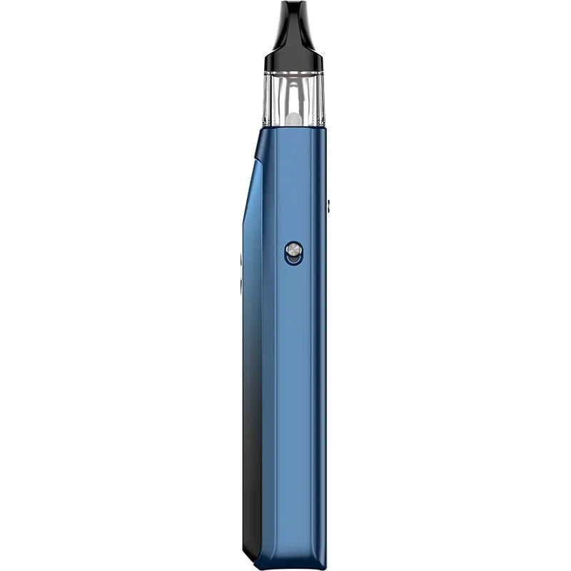 The side of a Vaporesso XROS PRO Pod Kit in blue