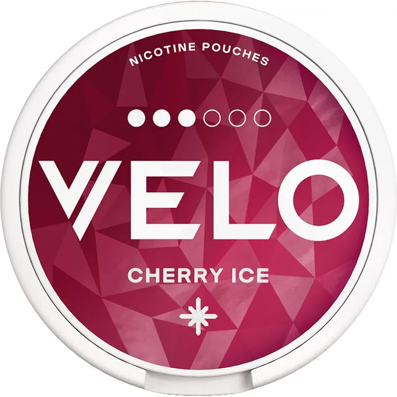 Cherry Ice VELO Slim Nicotine Pouches 20 Pack