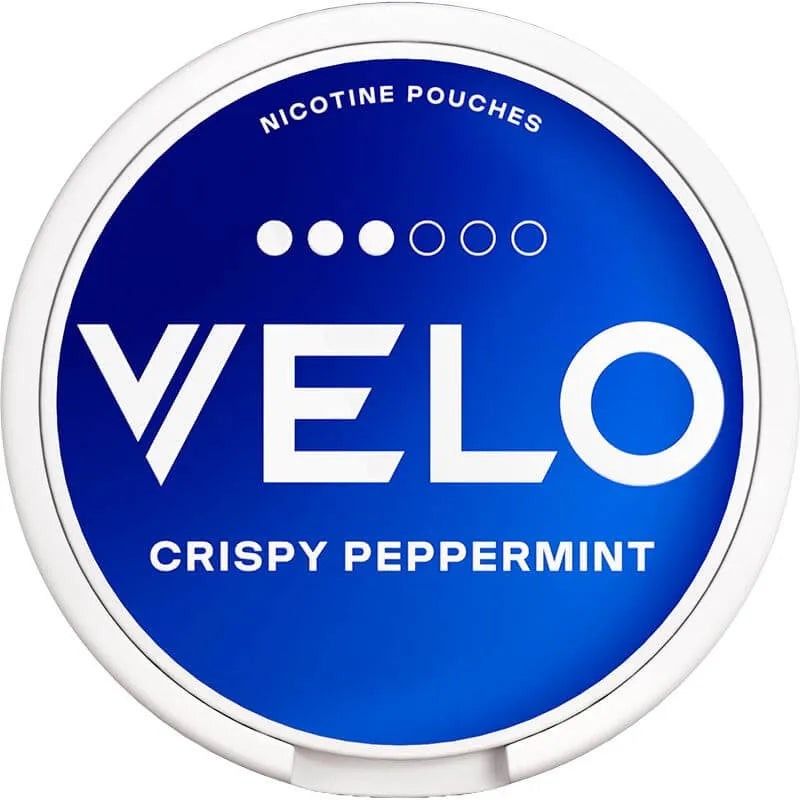 Crispy Peppermint VELO Slim Nicotine Pouches 20 Pack