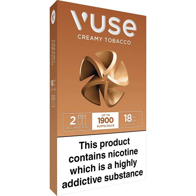 Buy Vuse Creamy Tobacco Vape Pods | Same Day Delivery