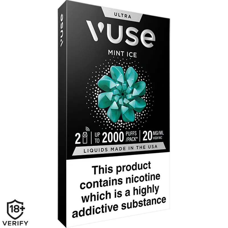 Mint Ice Vuse Ultra Pods 2 Pack