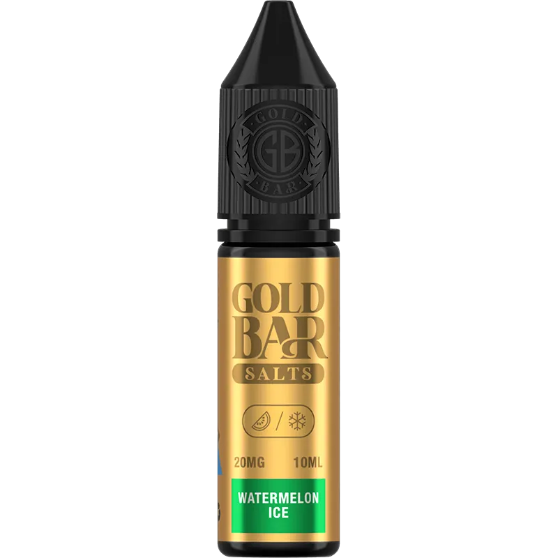 Watermelon Ice Gold Bar Salts E-Liquid 10ml