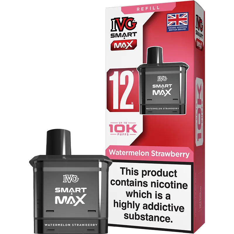 Watermelon Strawberry IVG Smart Max Pod & Refill 12ml