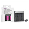 Efest Slim K4 USB-C Battery Charger and box