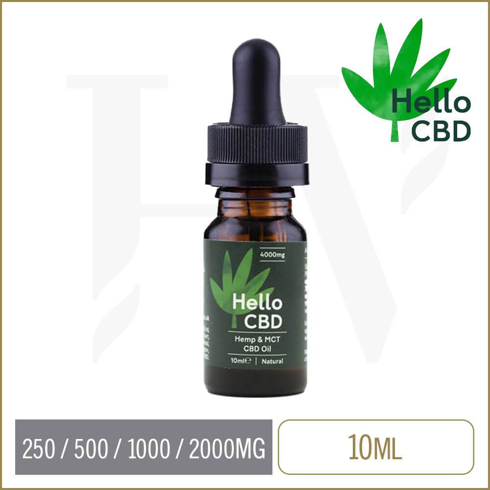 Hello CBD Hemp + MCT Oil Natural 10ml