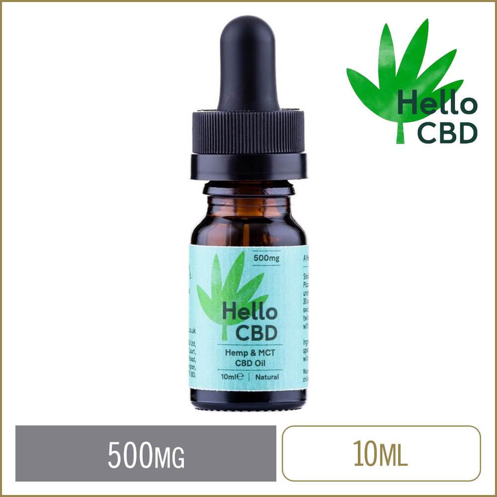 Hello CBD Hemp + MCT Oil Natural 10ml