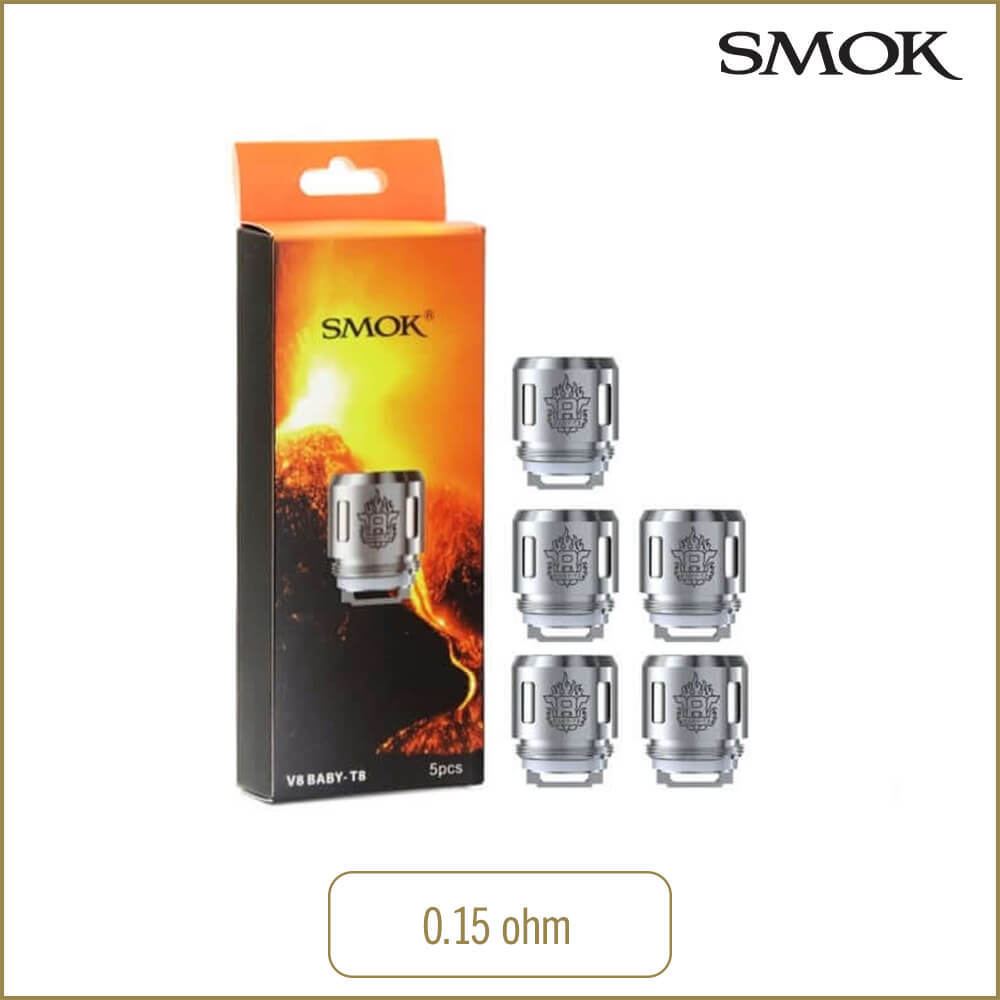 SMOK TFV8 V8 Baby-T6 Coils 5 Pack