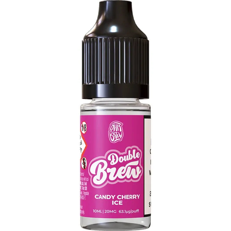 Double Brew Candy Cherry Ice E-Liquid 10ml Black Lid