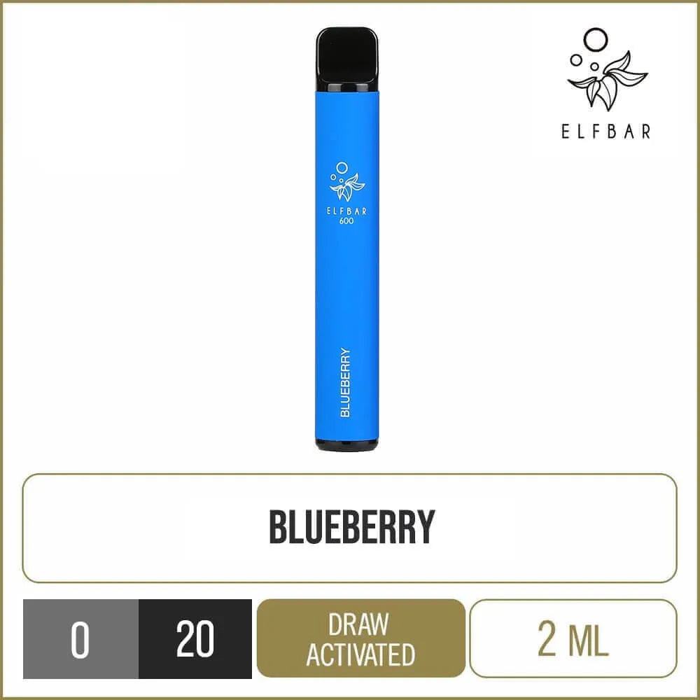 Elf Bar 600 Blueberry Disposable Vape