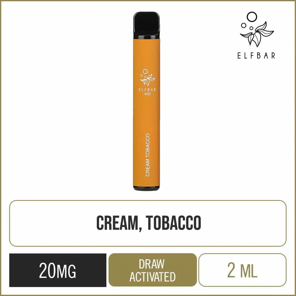 Elf Bar Cream Tobacco Disposable Vape
