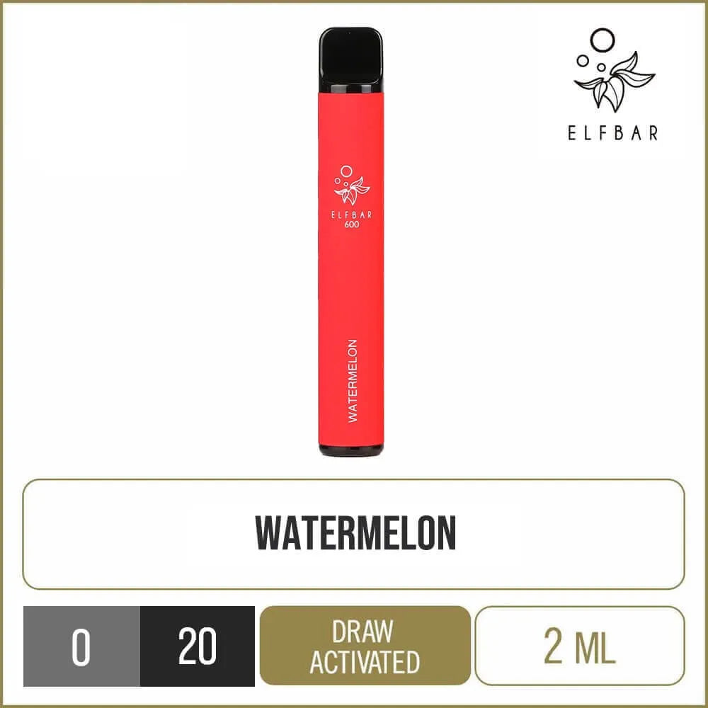 Elf Bar 600 Watermelon Disposable Vape