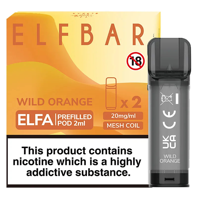 Elf Bar ELFA Wild Orange Pods 2 Pack