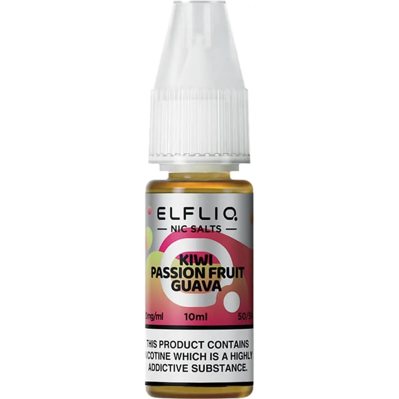 Elfliq by Elf Bar Kiwi Passionfruit Guava E-Liquid 10ml