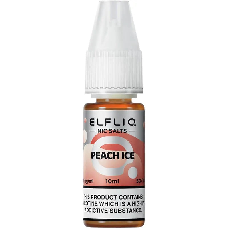 ELFLIQ by Elf Bar Peach Ice E-Liquid 10ml