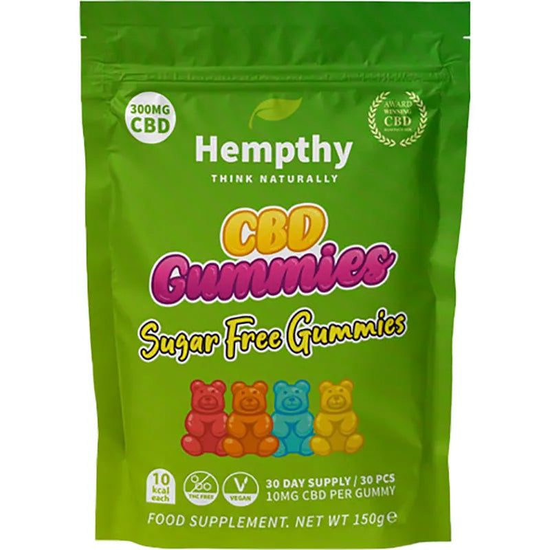 Hempthy CBD Gummies Sugar Free 300mg 30 Pack
