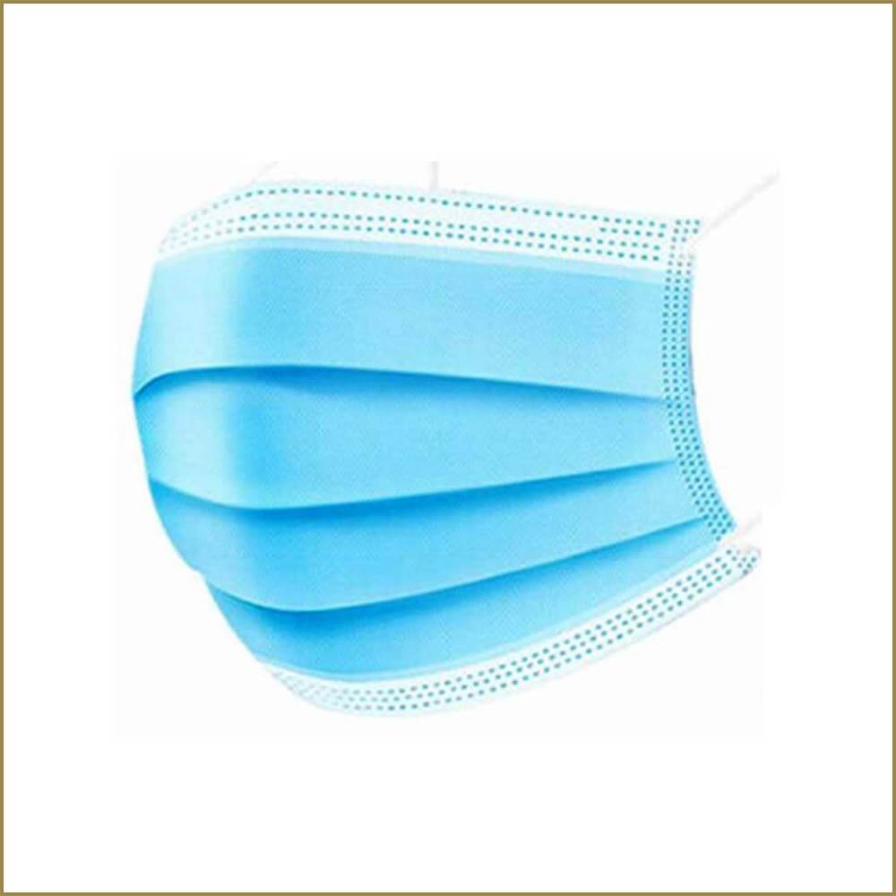 3-ply disposable face masks (pack of 50)