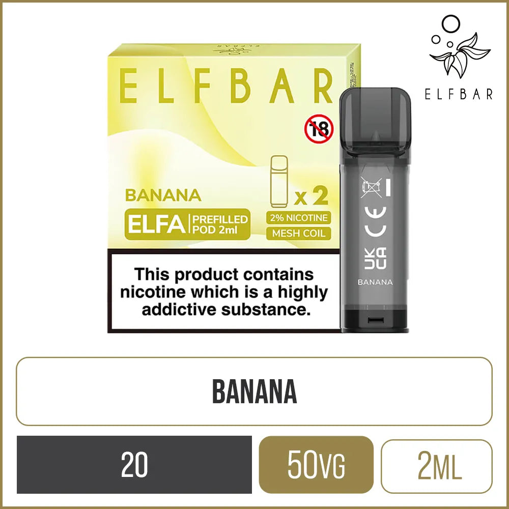 Elf Bar Elfa Banana Pods 2 Pack