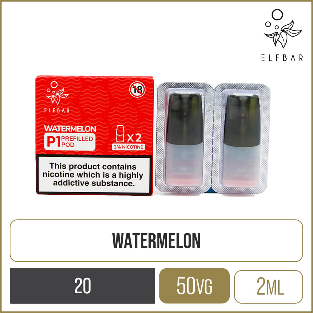 Elf Bar Mate 500 P1 Watermelon Pods 2 Pack