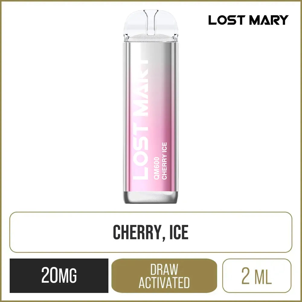 Lost Mary QM600 Cherry Ice Disposable Vape