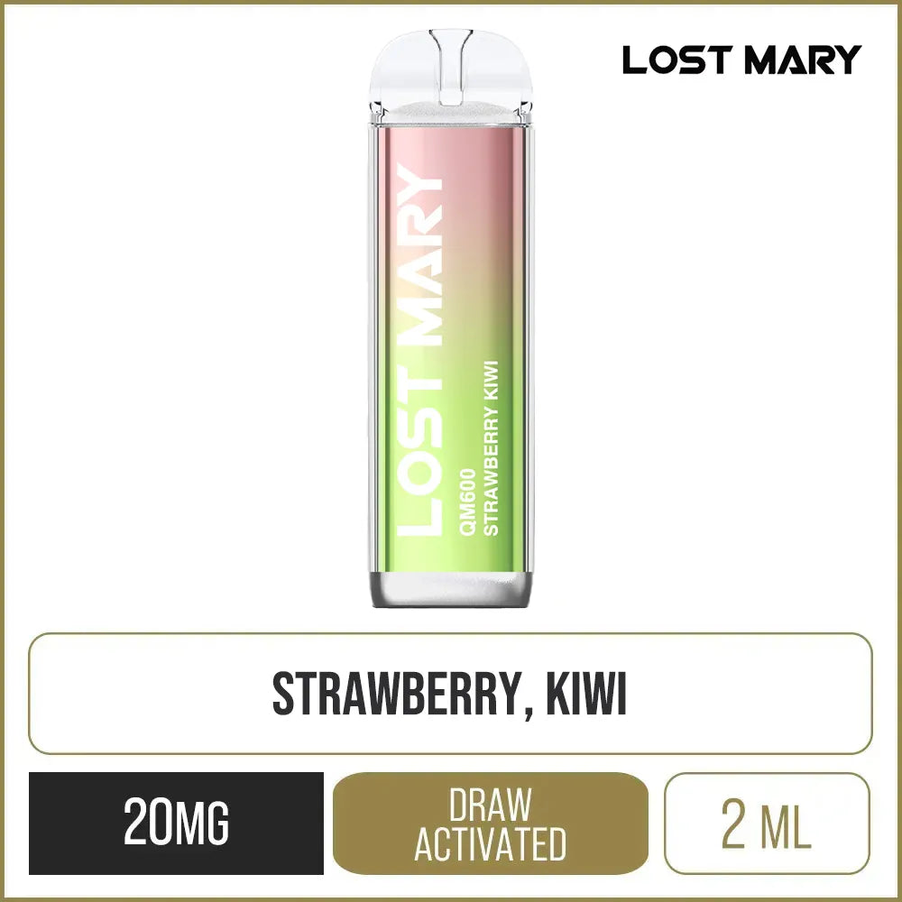 Lost Mary QM600 Strawberry Kiwi Disposable Vape