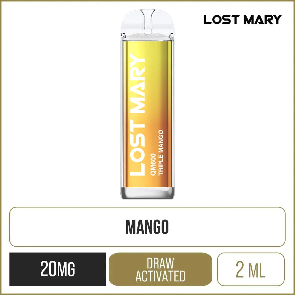 Lost Mary QM600 Triple Mango Disposable Vape