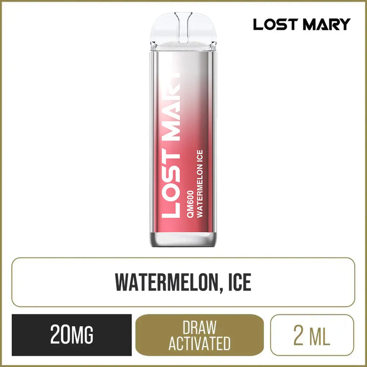 Lost Mary QM600 Watermelon Ice Disposable Vape