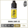 Ohm Brew 50/50 Banana Candy Ice E-Liquid 10ml