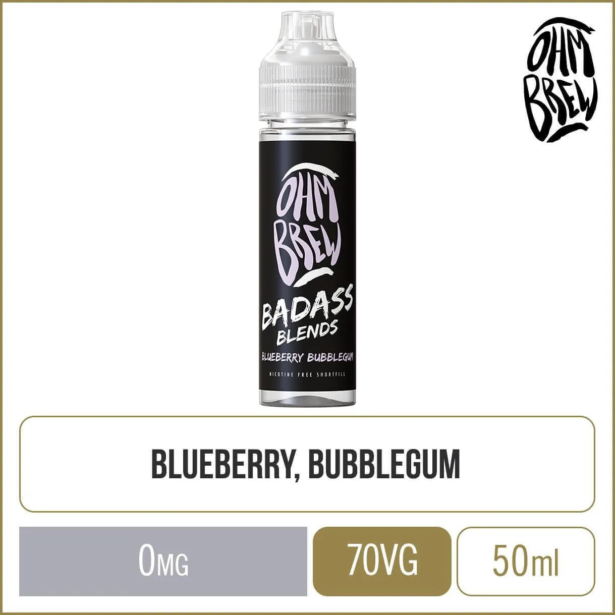 Buy Blueberry Bubble Ohm Brew Badass Blends E-Liquid Buy Blueberry Bubble Ohm Brew Badass Blends E-Liquid