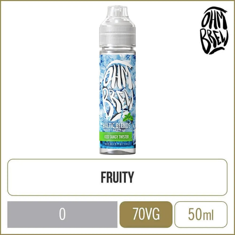 Ohm Brew Baltic Blends Iced Tangy Twister 50ml
