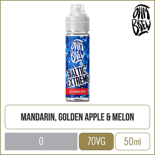 Ohm Brew Baltic Extreme Iced Summer Fruits 50ml