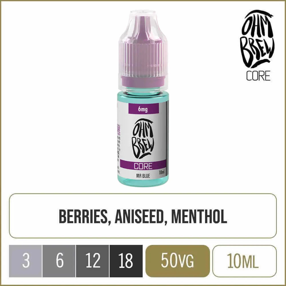 Ohm Brew Core Mr Blue 10ml e-liquid